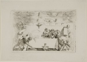 Disiplene i Emmaus av Jean Honore Fragonard