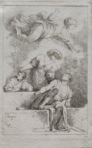 Disiplene ved graven av Jean Honore Fragonard