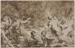Begravelsen til Decius Mus av Jean Honore Fragonard