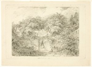 Den lille parken av Jean Honore Fragonard