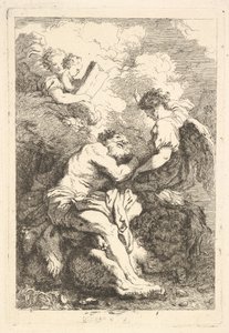 Visjonen om Saint Hieronymus, ca. 1761-65. av Jean Honore Fragonard
