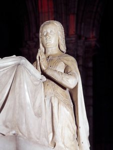 Orant av graven til Anne av Bretagne (1477-1514) og Ludvig XII. Skulptur av John Juste I (1485–1549) av Jean I Juste