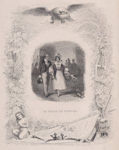 Folkets datter fra Bérangers sanger, 1829. av Jean Ignace Isidore Gérard