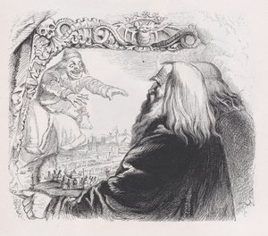 Uendelig liten fra The Complete Works of Béranger, 1836. av Jean Ignace Isidore Gérard
