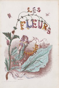 The Animated Flowers, Tittelside, 1847.
