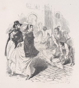 Bare overalt er vannkraner, vannkummer av enhver form, spader og potter i alle størrelser..., 1843.