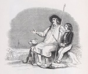 Shooting Stars fra The Complete Works of Béranger, 1836. av Jean Ignace Isidore Gérard