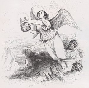 The Exiled Angel fra The Complete Works of Béranger, 1836.
