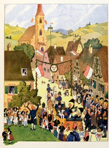 Historien om Alsace forteller barna; Kong Charles X har Mulhouse;