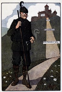 Vogesen Bilder (bilder av Vogesene) ; Slottet i Upper Koenigsbourg etter restaurering av tyskerne
