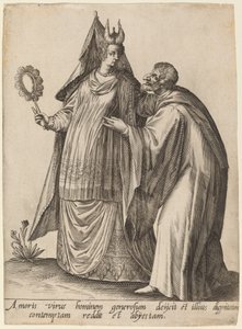 Viruset av kjærlighet til mennesket..., 1597. av Jean Jacques Boissard
