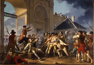 Det heroiske motet til den unge Désilles, 31. august 1790, i Nancy-affæren, 1794