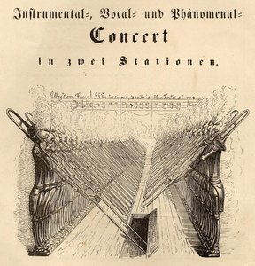 Instrumental vokal og fenomenal konsert, 1844