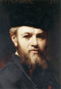 Et selvportrett, 1877 av Jean Jacques Henner