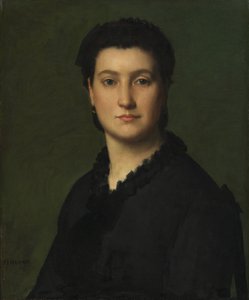 Portrett av en kvinne, ca. 1875-1880. av Jean Jacques Henner