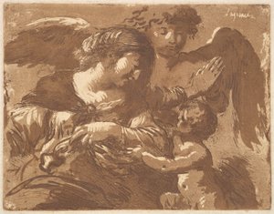 The Guardian Angel, i et album som inneholder Recueil de Compositions p..., 1782-1821. av Jean Jacques Lagrenee