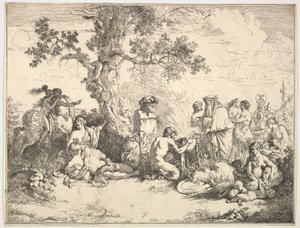 Offer til Pan, 1762-63. av Jean Jacques Lagrenee