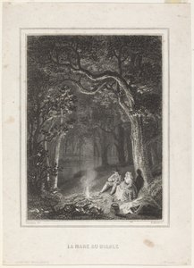Djevelens dammen av Jean Jacques Outhwaite, after Charles François Daubigny