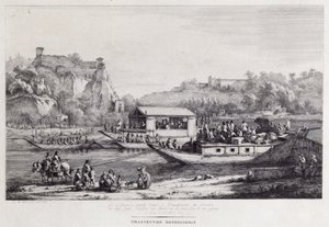 Båttur på Seinen, 1803 av Jean Jacques de Boissieu