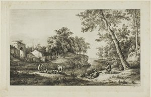 Rustikk landskap i Ambronay