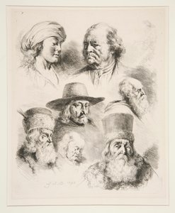 Syv portretthoder av Jean Jacques de Boissieu