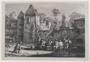 Den gamle porten til Vaise, Lyon, 1803.