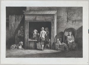 The Public Scrivener, 1790. av Jean Jacques de Boissieu