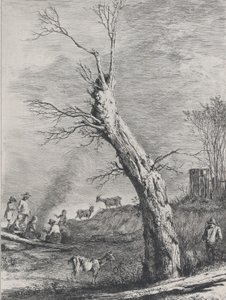Winter, etter en tegning fullført i Saint-Chamond, 1795. av Jean Jacques de Boissieu
