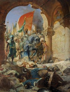 Inntreden av tyrkerne av Mohammed II (1432-81) i Konstantinopel, 29. mai 1453, 1876