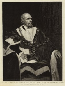 H E Marquess of Dufferin og Ava, KP, GCB, HBMs ambassadør i Frankrike av Jean Joseph Benjamin Constant