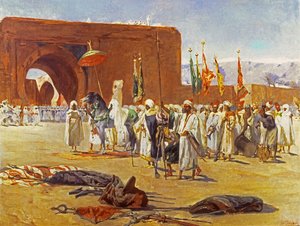 maurisk prosesjon av Jean Joseph Benjamin Constant