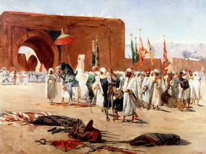 maurisk prosesjon, av Jean Joseph Benjamin Constant