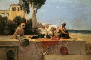 På terrassen av Jean Joseph Benjamin Constant