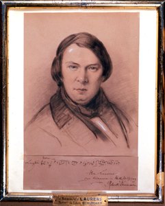 Robert Schumann , tysk komponist, midten av 1800-tallet