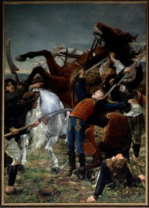 Fransk revolusjon: "Joseph Baras død (1779-1793)" Joseph Bara eller Barra (1780-1793) var et heltebarn fra den franske revolusjonen som kjempet i Vendee for republikken. Maleri av Jean Joseph Weerts (1849-1927) 1883 Søn. 3,50 x 2,50 m Paris, musee d