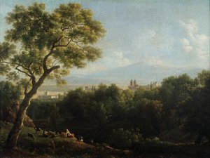 Utsikt over Frascati, 1820