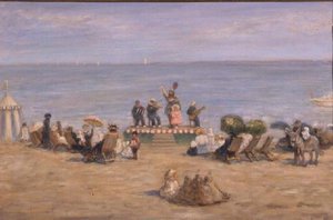 Sommer på stranden av Jean Laurent