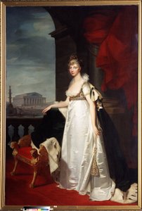 Portrett av keiserinne Elisabeth Alexeievna (Elizabeth Alexeievna, prinsesse Louise Augusta av Baden eller Baden