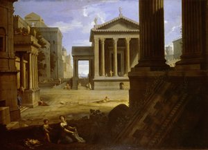 Plassen til en gammel by, slutten av 1630-årene av Jean Le Maire