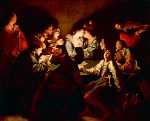 Nattkonsert, ca. 1621/2 (olje på lerret)