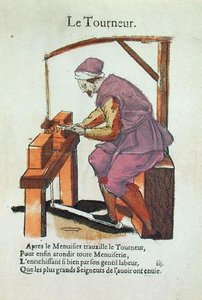 The Wood Turner (fargegravering)