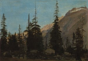 Alpint landskap: Handegg, Sveits, 1850-tallet. av Jean Leon Gerome