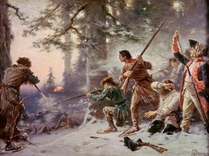 Slaget på truger 1757 av Jean Leon Gerome