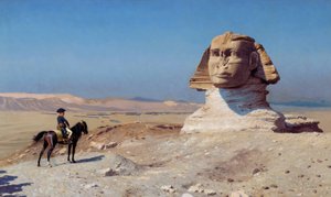 Bonaparte før sfinxen av Jean Leon Gerome