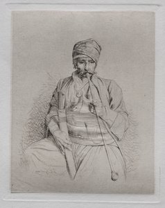 egyptisk røyker av Jean Leon Gerome