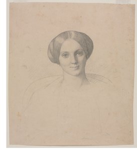 Portrett hode av en kvinne av Jean Leon Gerome