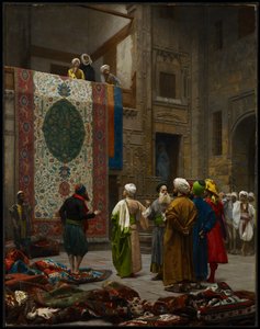 The Carpet Merchant, ca. 1887 (olje på lerret) av Jean Leon Gerome