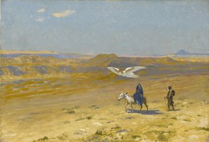 Flukten til Egypt, 1890-tallet. av Jean Leon Gerome