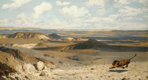 Jakten; Le Poursuite, 1889 av Jean Leon Gerome