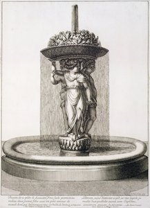 Design for en fontene, 1673 av Jean Lepautre